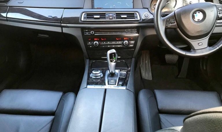 Black BMW Car Interior